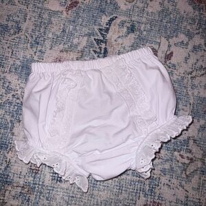 The Beaufort Bonnet Company White Eyelet Trim Shorts